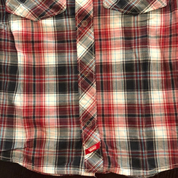 Like new Vans Plaid Boys Shirt Size Small - Picture 4 of 6